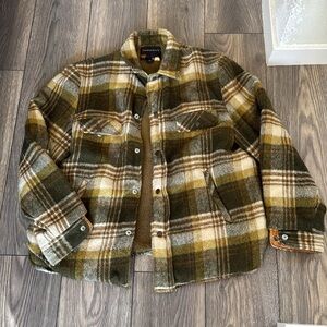 Towncraft Vintage super warm flannel plaid lined Pennys Jacket / Coat size Large